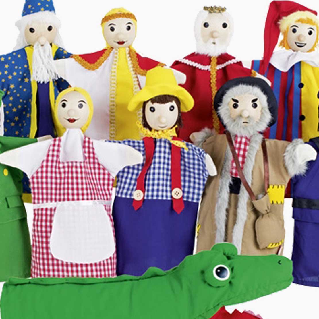 Handpuppen 12er Set günstig kaufen Handpuppen 12er Set günstig kaufen